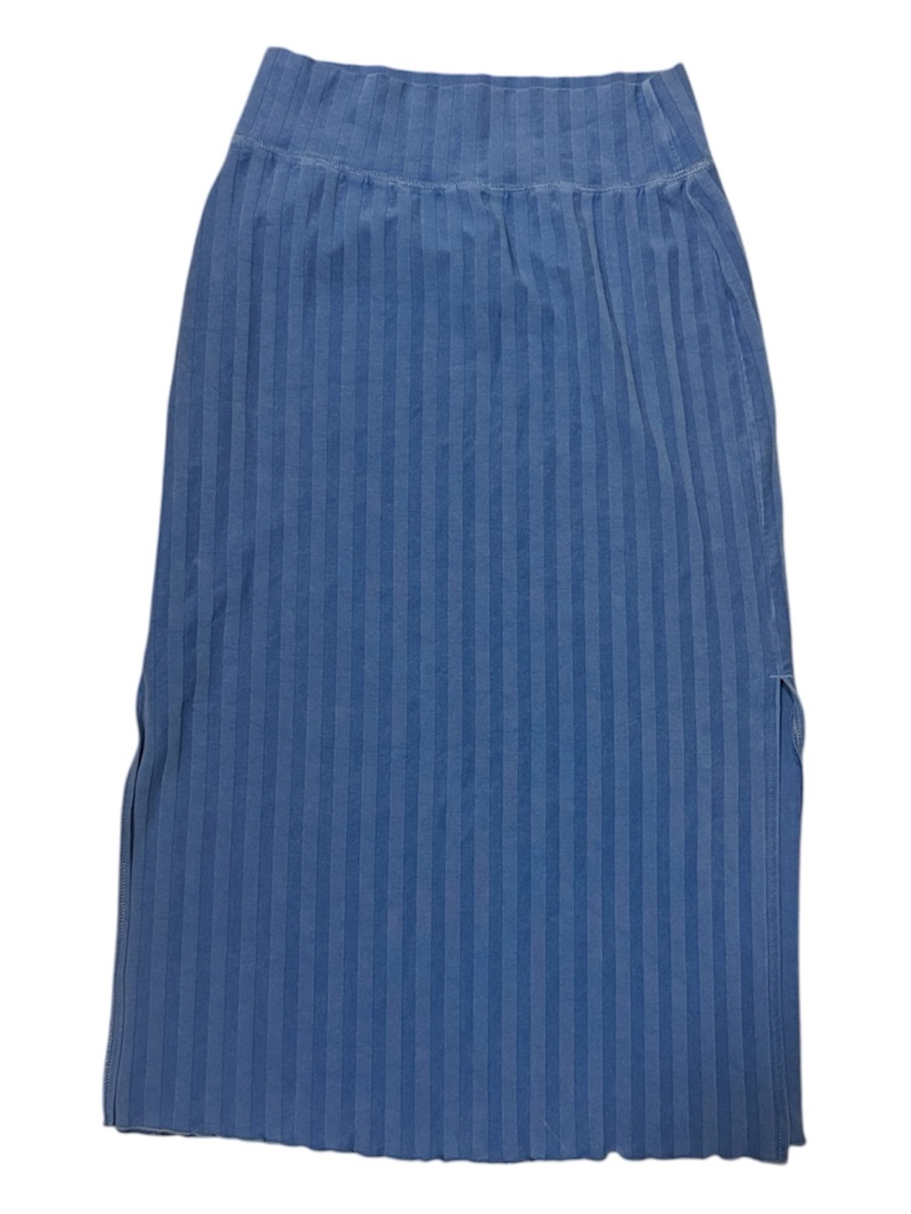 Aerie Offline Blue Striped Midi Skirt - Women XS